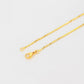 Cadena de Aleación Bañado en Oro ( Collar )