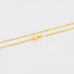 Cadena de Aleación Bañado en Oro ( Collar )