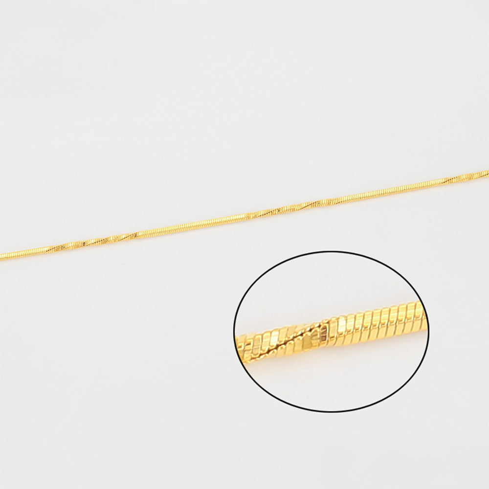 Cadena de Aleación Bañado en Oro ( Collar ) 7 