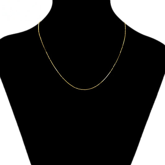 Cadena de Aleación Bañado en Oro ( Collar )