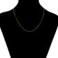 Cadena de Aleación Bañado en Oro ( Collar )