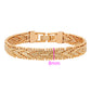 Pulsera de Aleación Bañado en Oro
