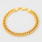 Pulsera de Aleación Bañado en Oro