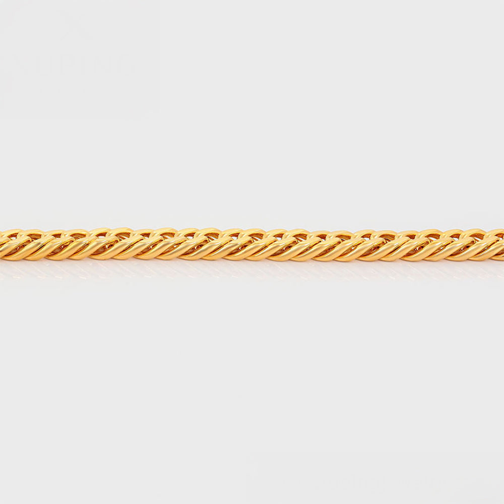 Pulsera de Aleación Bañado en Oro