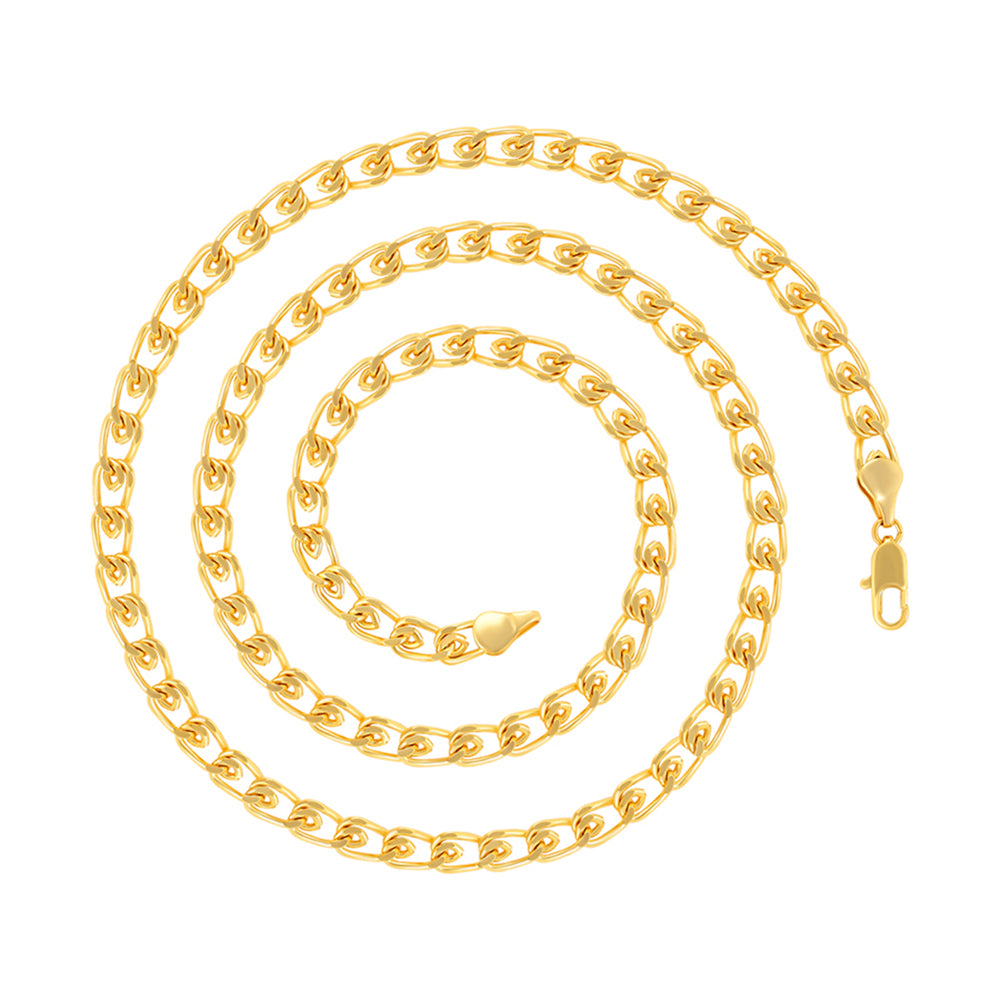 Collar de Aleación Bañado en Oro