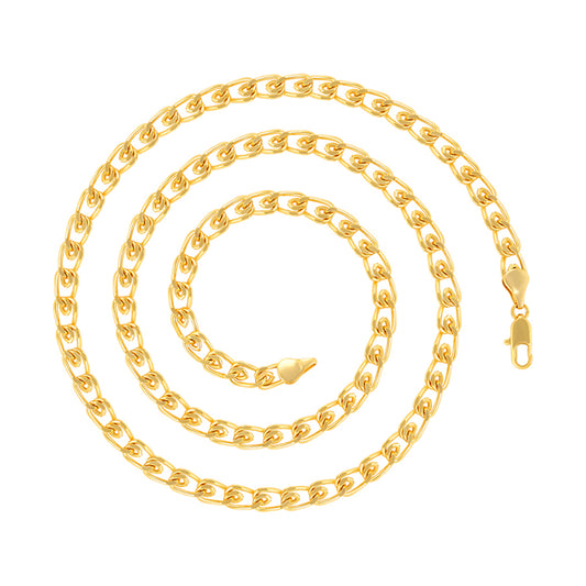 Collar de Aleación Bañado en Oro