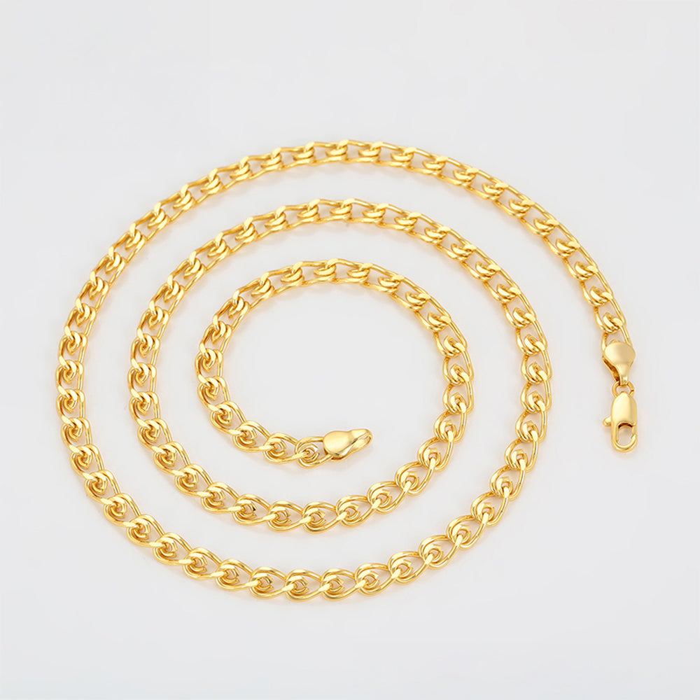 Collar de Aleación Bañado en Oro 5 