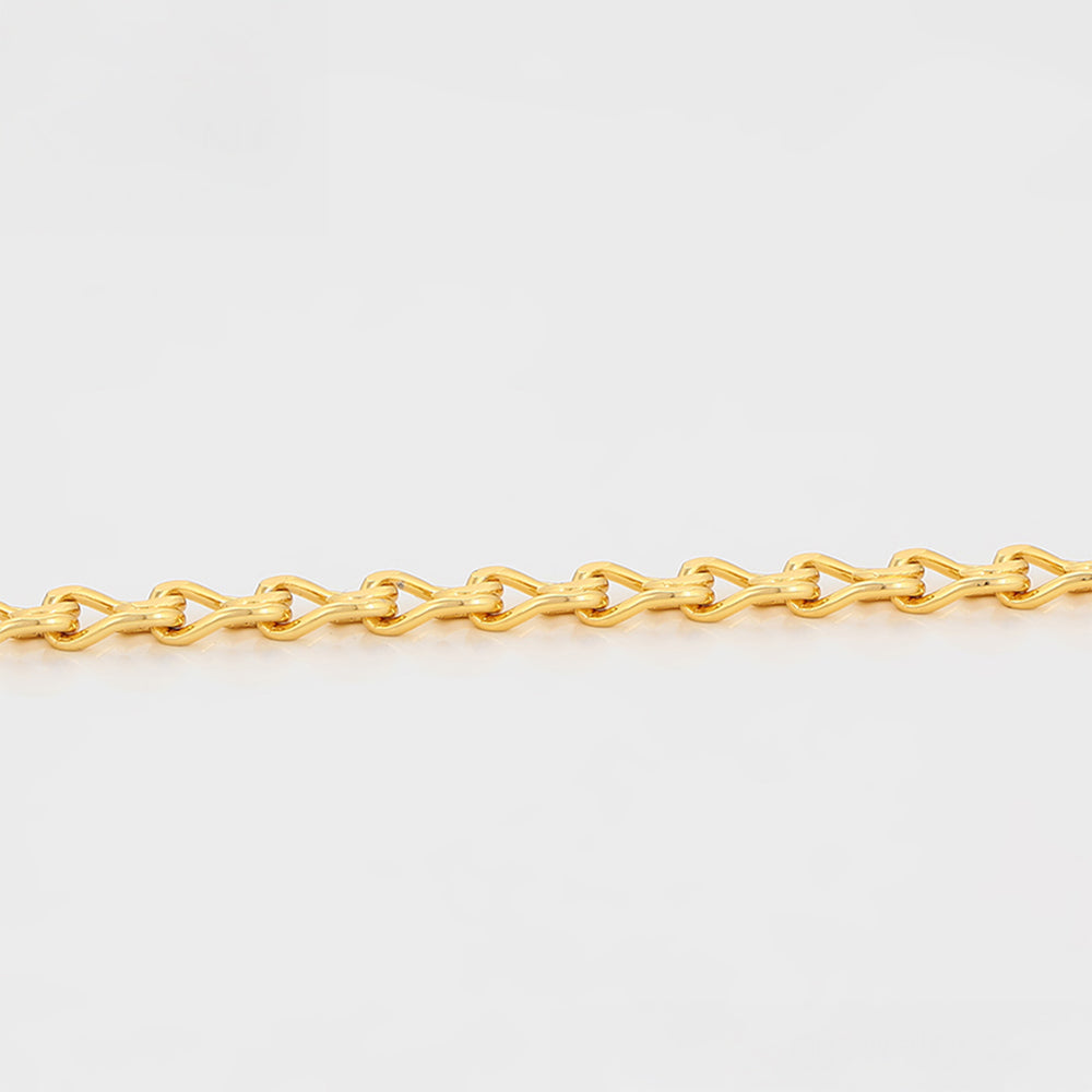 Collar de Aleación Bañado en Oro