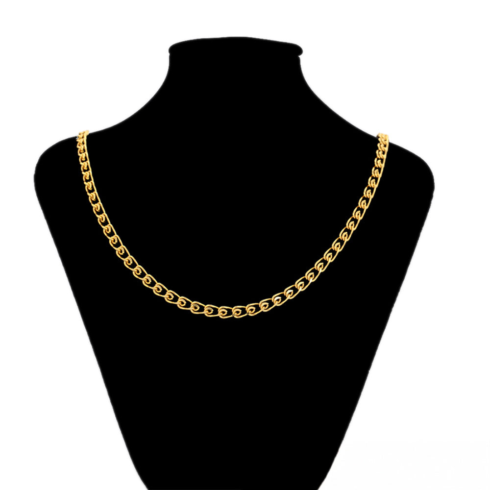 Collar de Aleación Bañado en Oro 1 