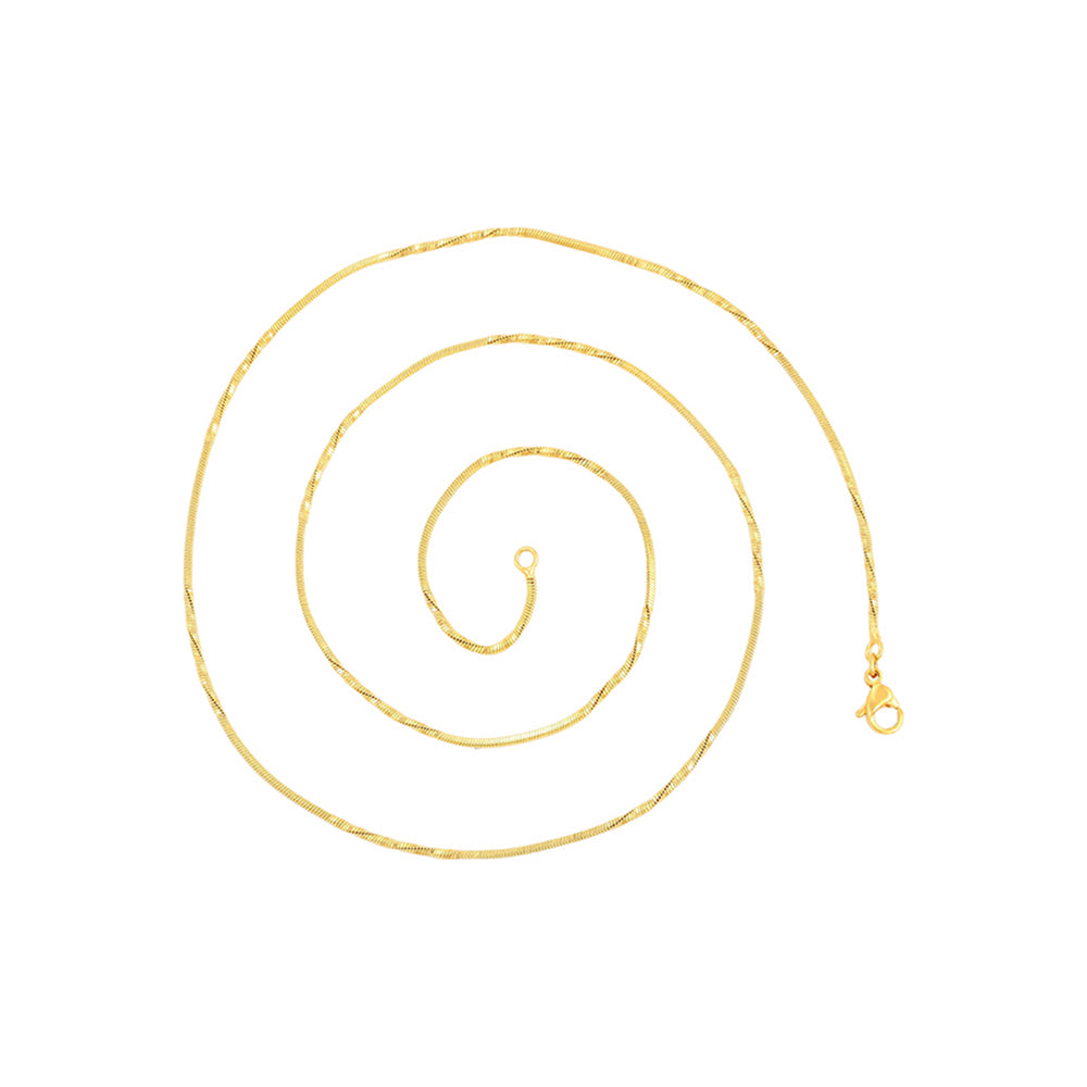 Collar de Aleación Bañado en Oro 1 