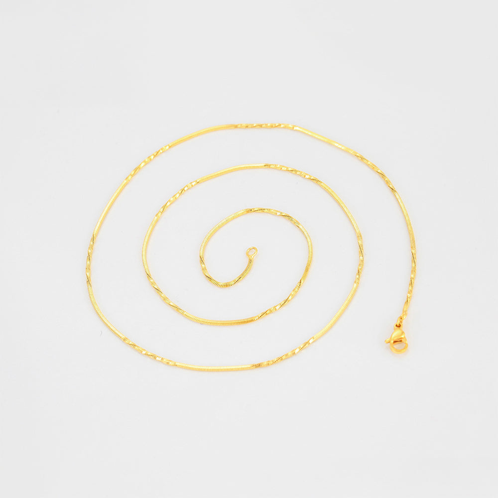 Collar de Aleación Bañado en Oro 3 
