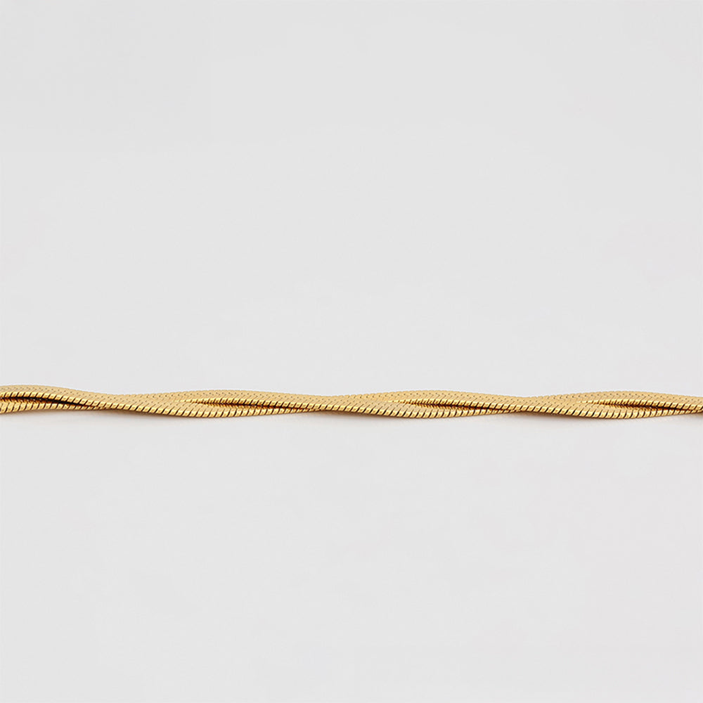 Collar de Aleación Bañado en Oro