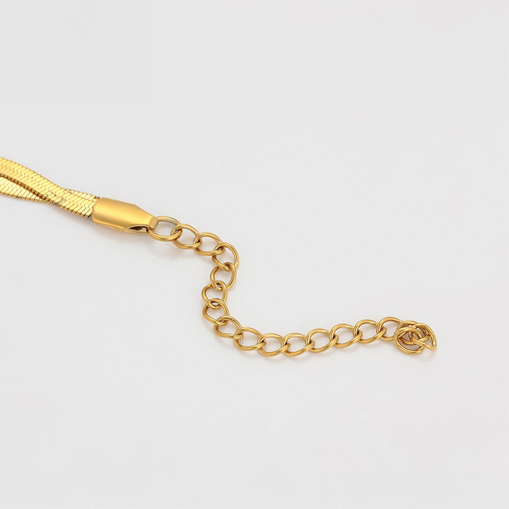 Collar de Aleación Bañado en Oro