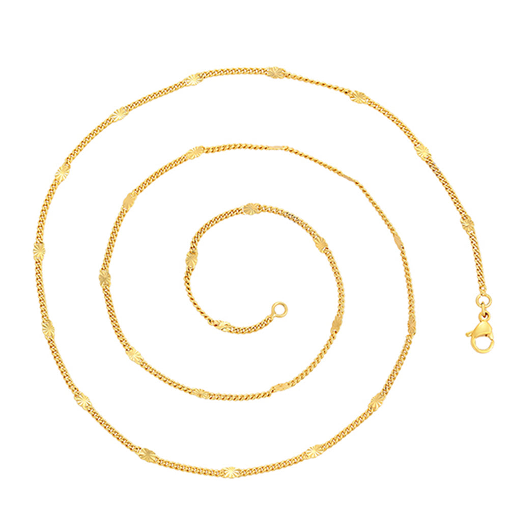 Collar de Aleación Bañado en Oro 2 