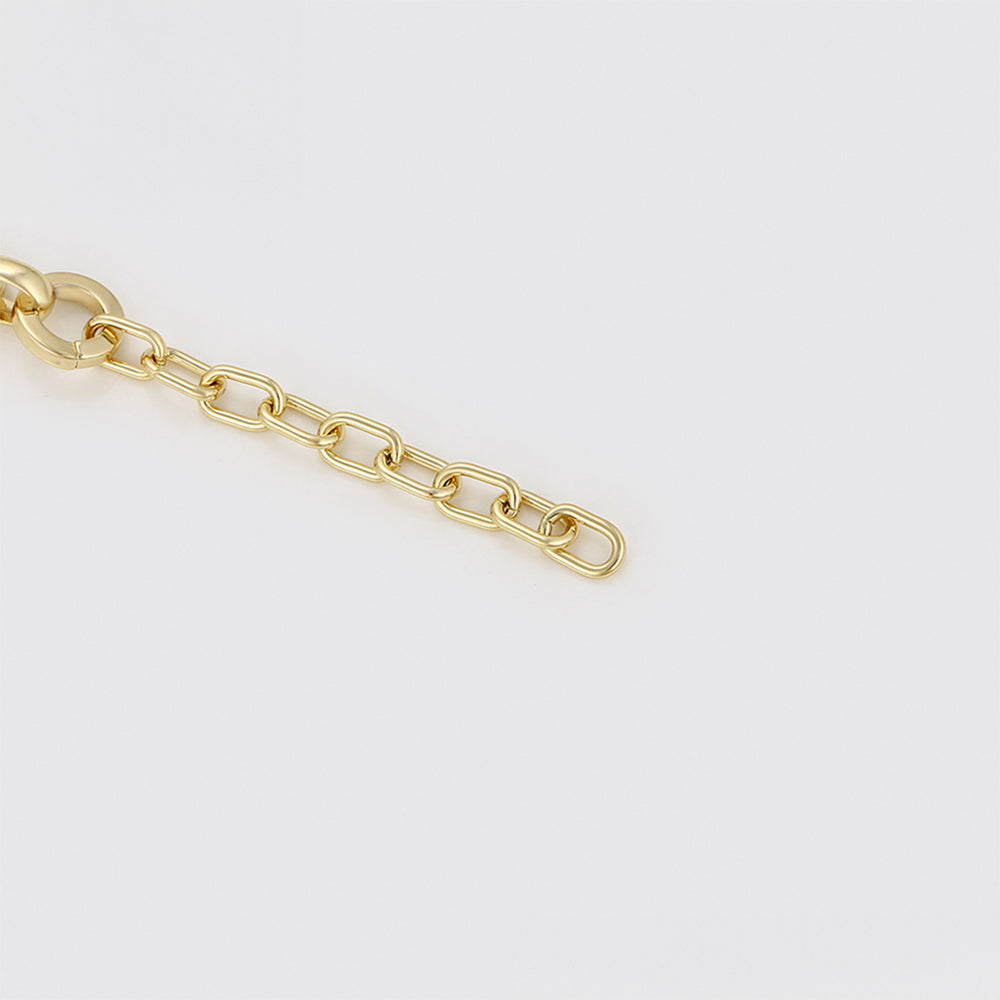 Pulsera de Aleación Bañado en Oro