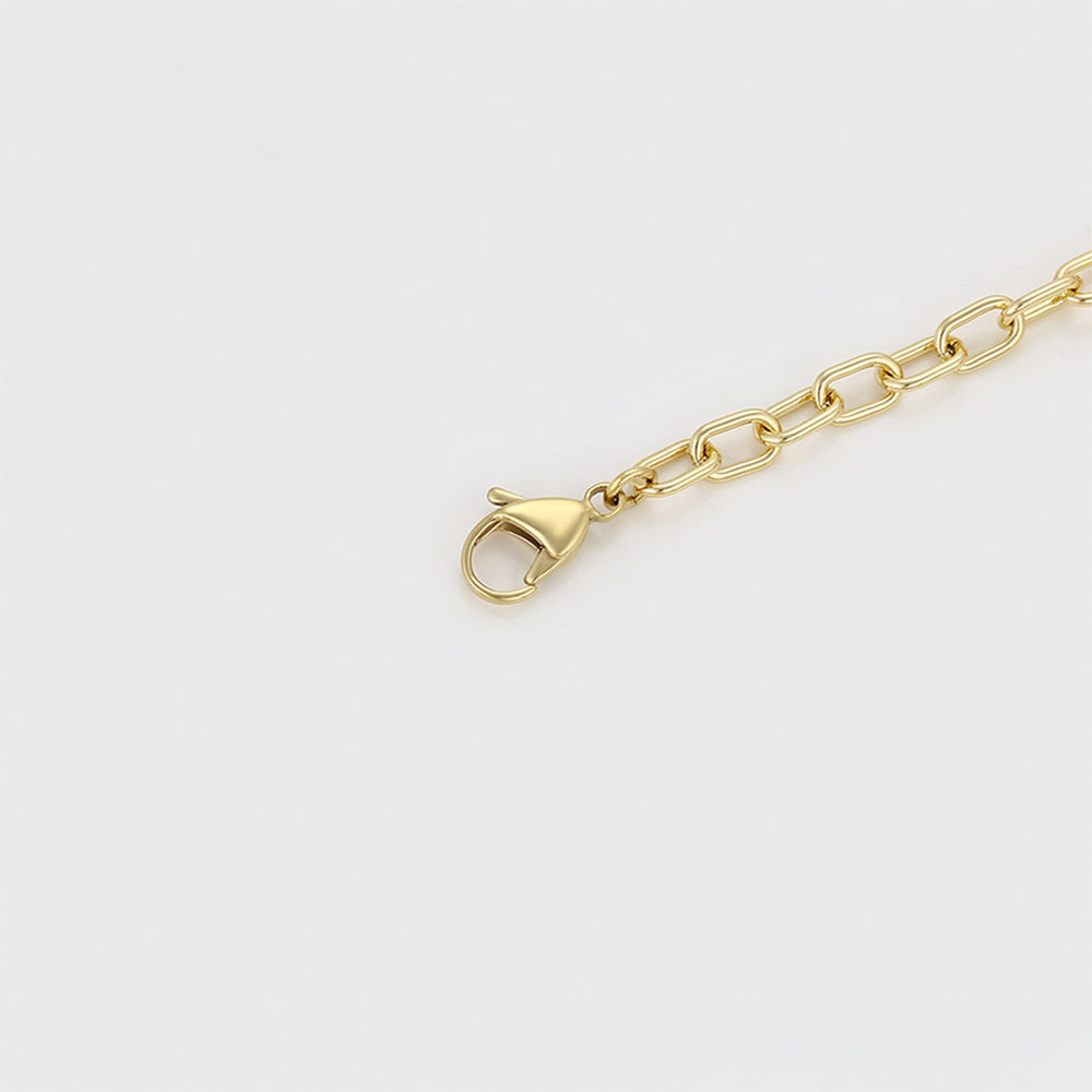 Pulsera de Aleación Bañado en Oro