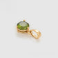 Colgante de Aleación Bañado en Oro con Cristal Emporia® Verde