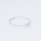 Pulsera de Aleación Bañado en Oro con Cristal Emporia® Blanco