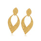 Pendientes de Aleación Bañado en Oro
