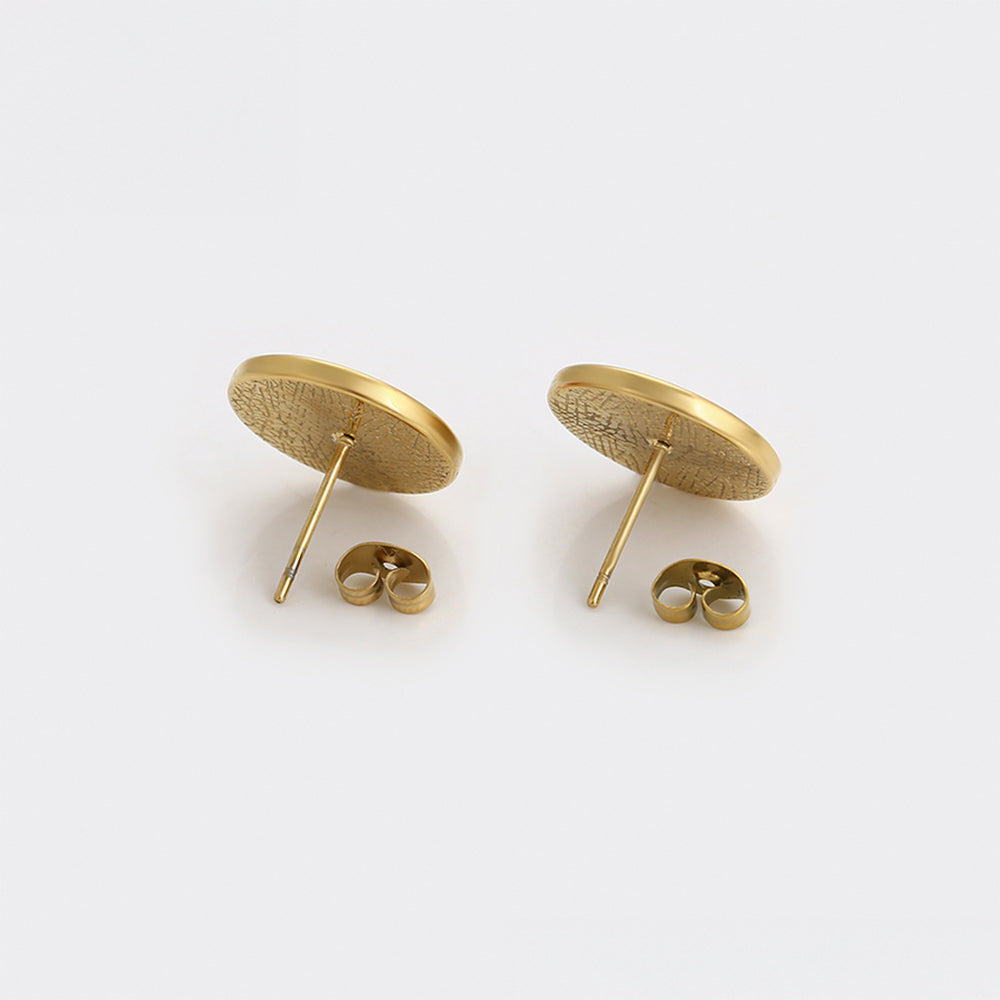 Pendientes de Aleación Bañado en Oro con Cristal Emporia® Rojo y Cristal Emporia® Rosa 6 