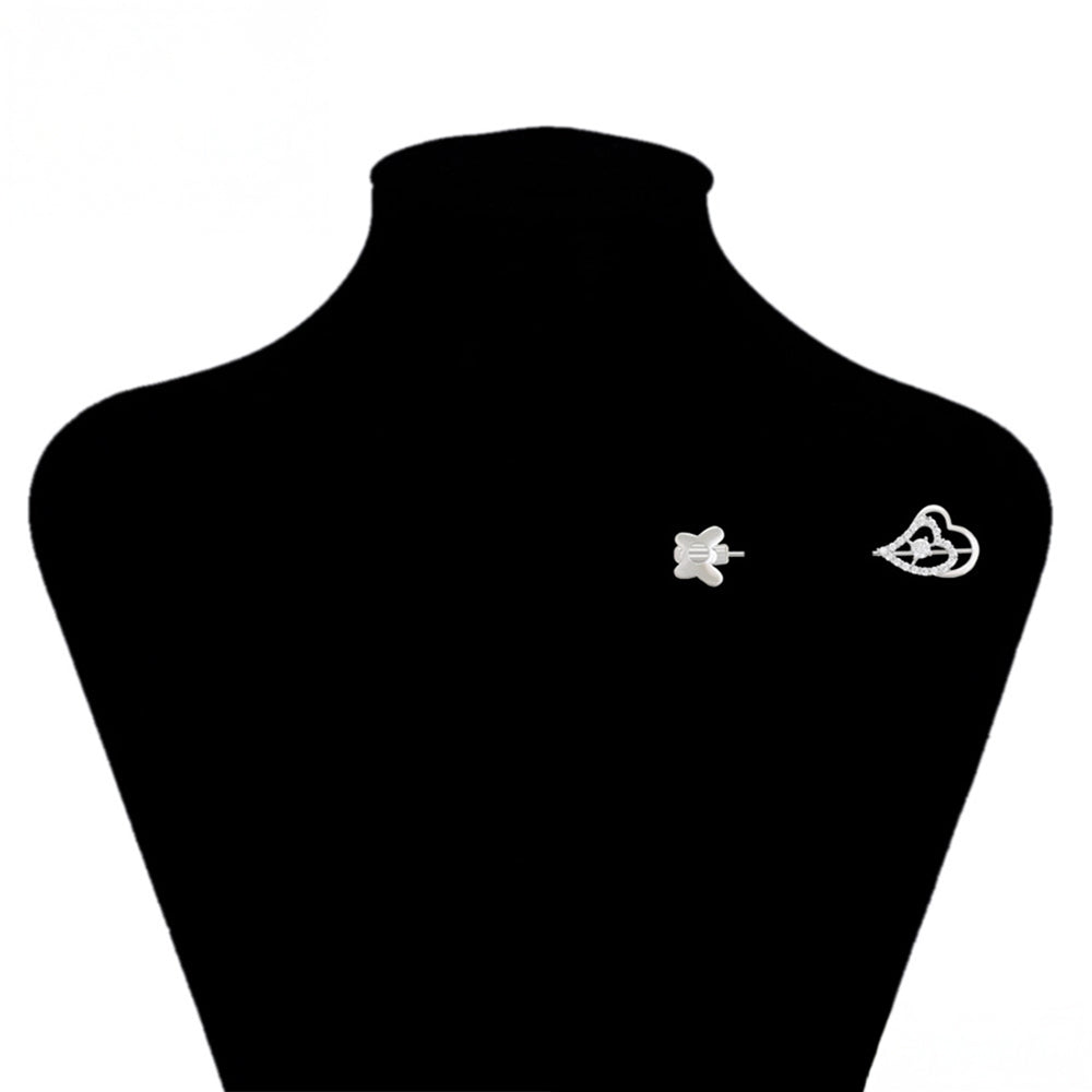 Broche de Aleación Bañado en Oro con Cristal Emporia® Blanco