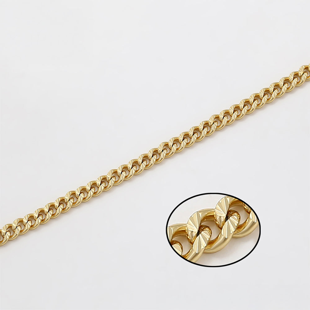 Pulsera de Aleación Bañado en Oro 1 