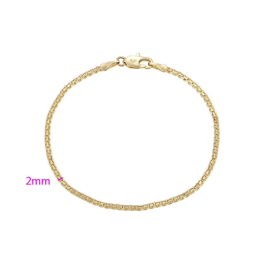 Pulsera de Aleación Bañado en Oro