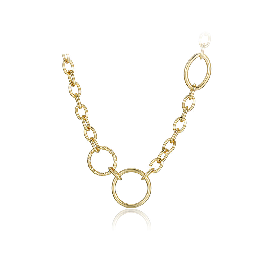 Collar de Aleación Bañado en Oro