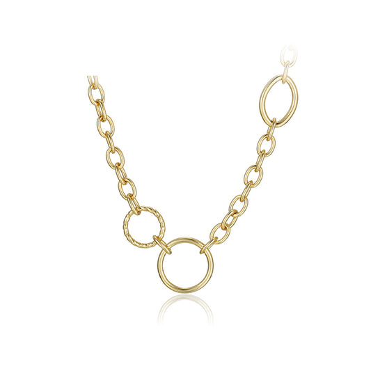 Collar de Aleación Bañado en Oro