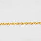 Collar de Aleación Bañado en Oro