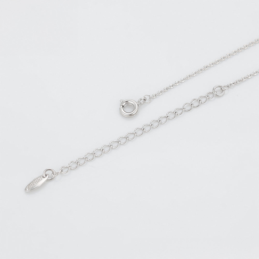 Collar de Aleación Bañado en Oro con Cristal Emporia® Púrpura y Perla de cristal