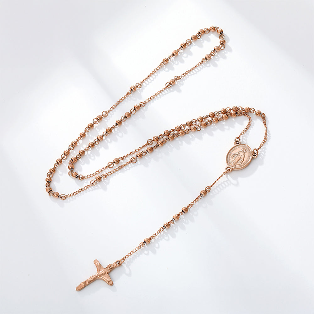 Cruz Collar de Aleación Bañado en Oro ( Collar ) 7 