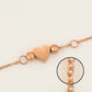 Conjunto de Aleación Bañado en Oro ( Collar +Pulsera )