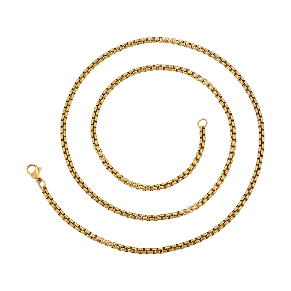 Collar de Aleación Bañado en Oro 2 