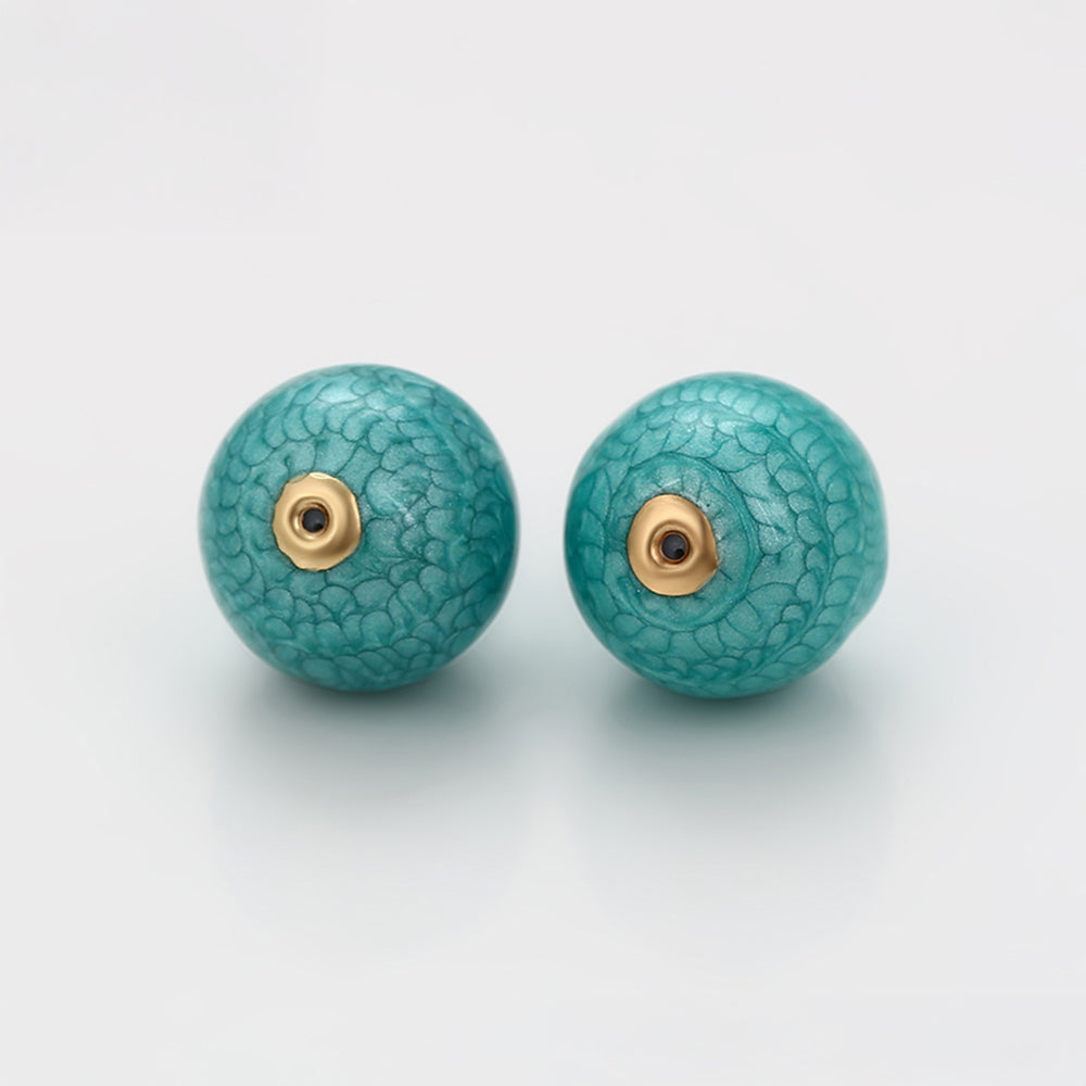 Talismán de Aleación Bañado en Oro con Cristal Emporia® Verde