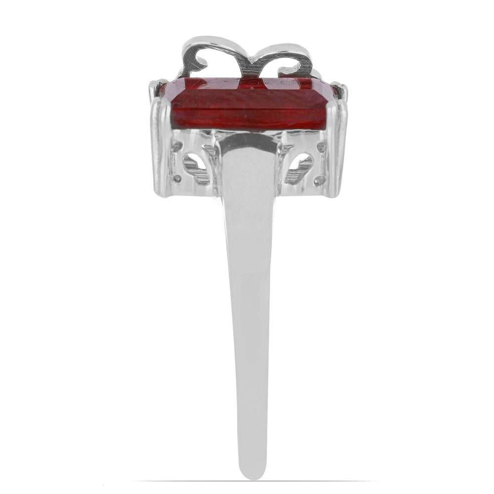 Anillo de Plata con Rubí de Madagascar 4 