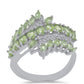 Anillo de Plata con Peridoto de Changbai