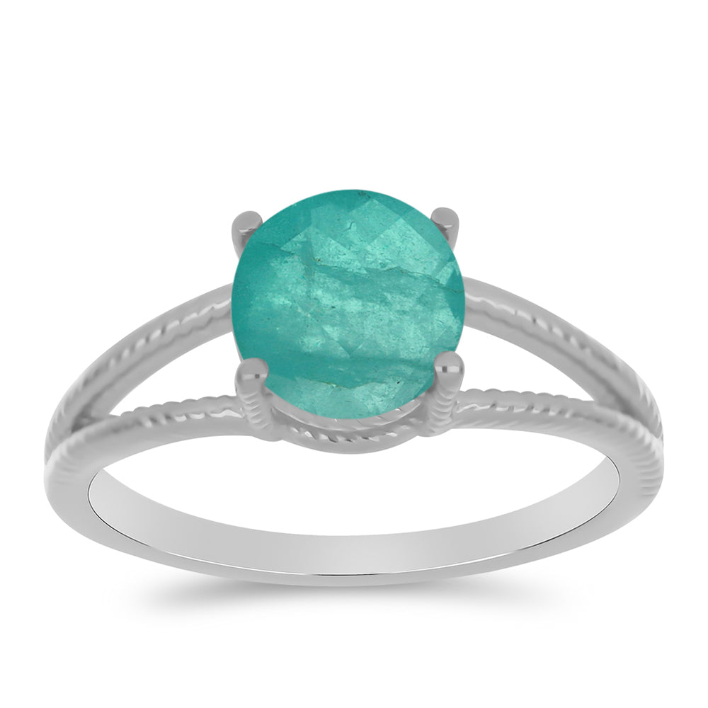 Anillo de Plata con Cuarzo Paraiba 3 