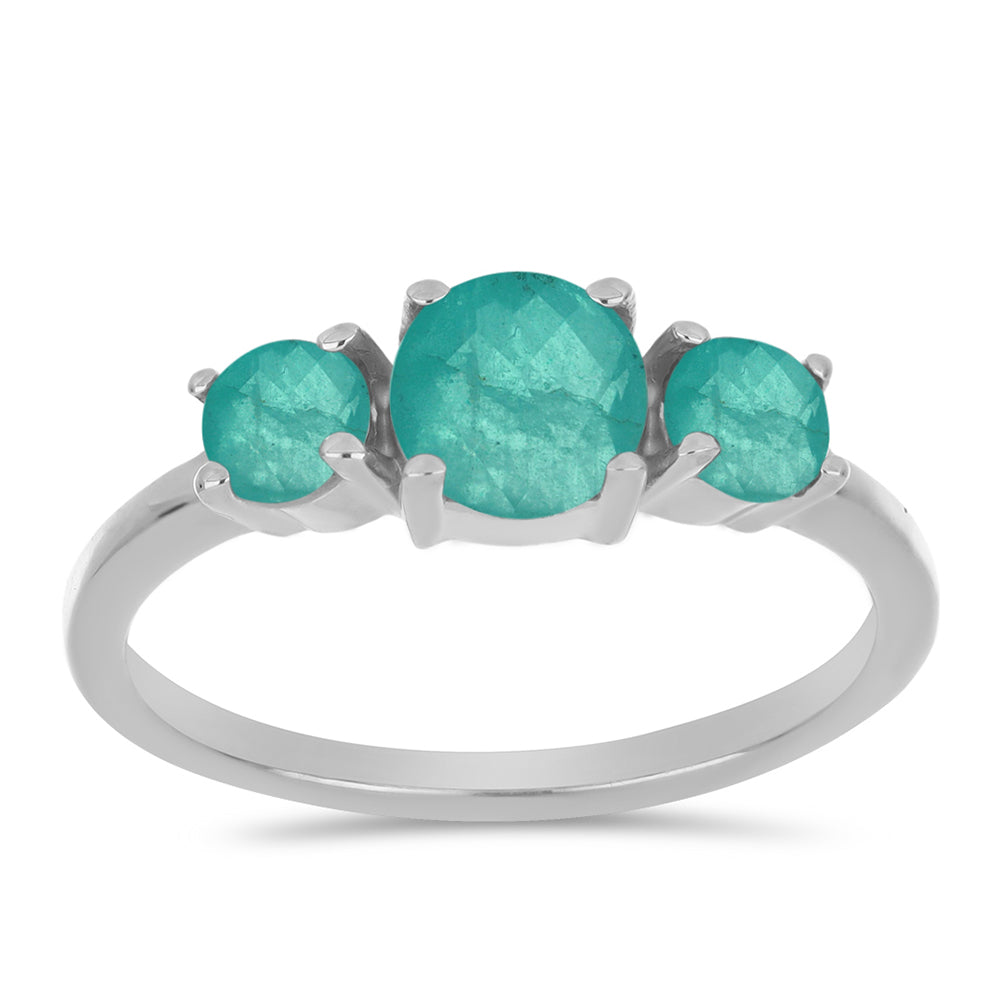 Anillo de Plata con Cuarzo Paraiba