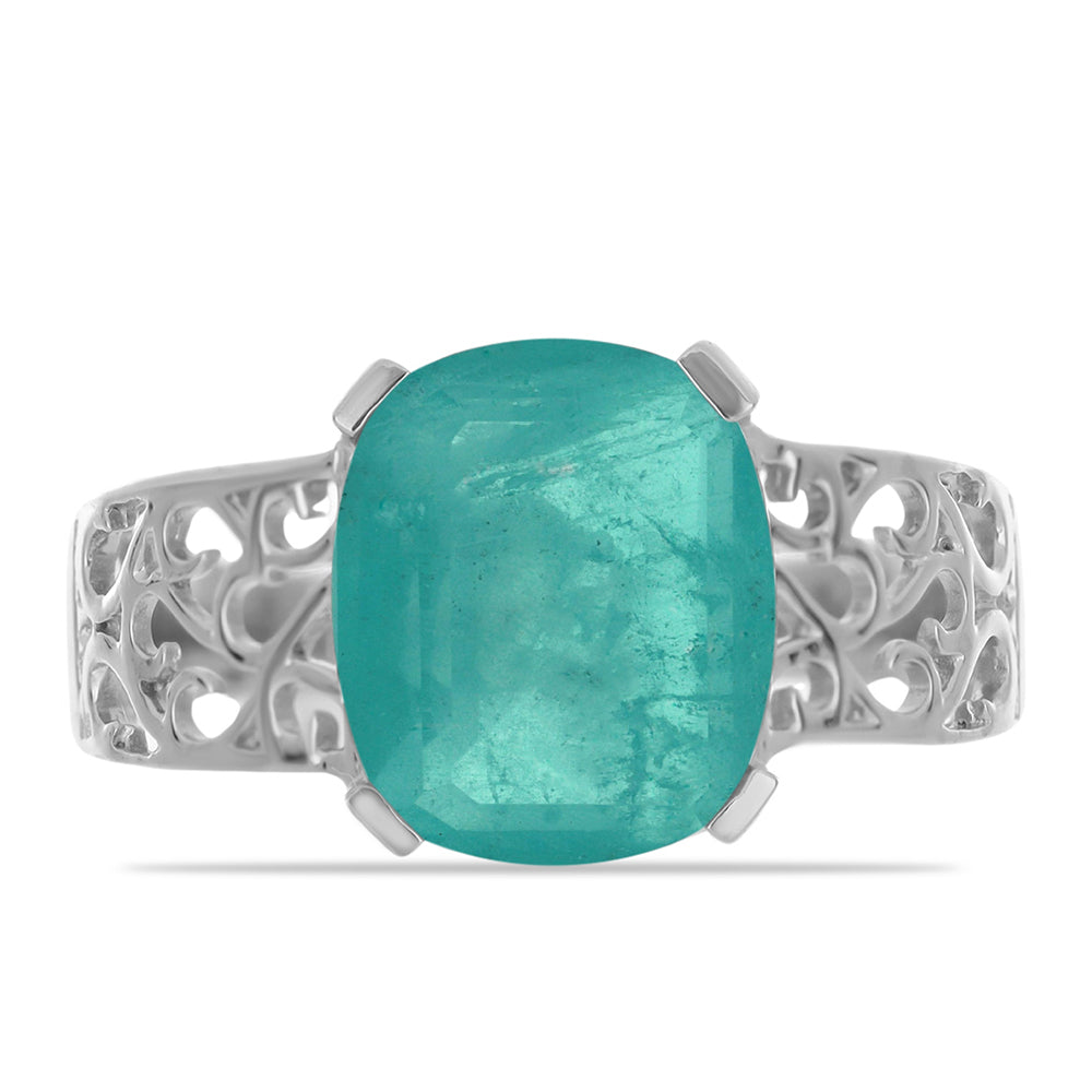 Anillo de Plata con Cuarzo Paraiba 1 