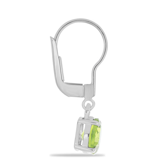 Pendientes de Plata con Peridoto de Changbai