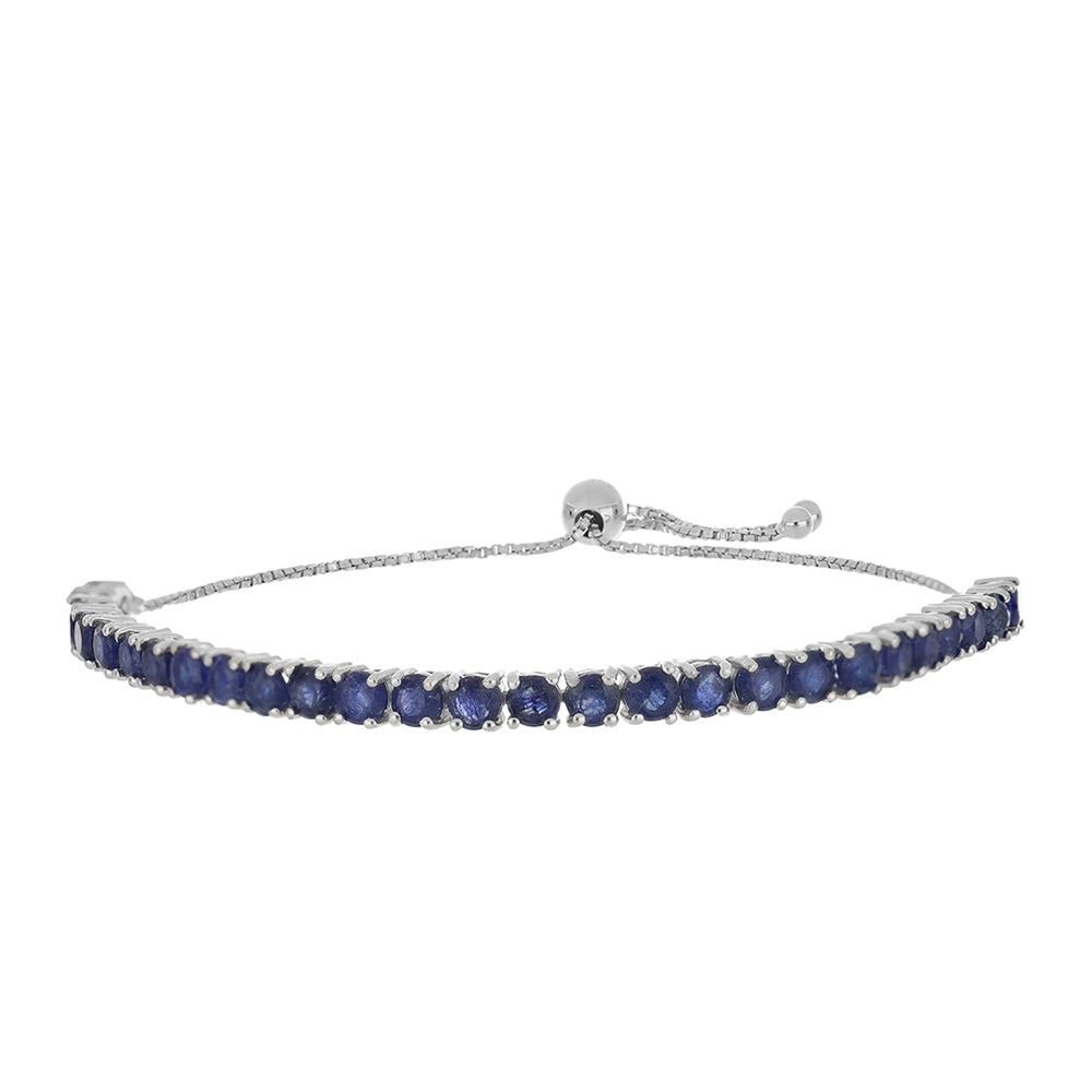 Pulsera de Plata con Zafiro Azul Australiano