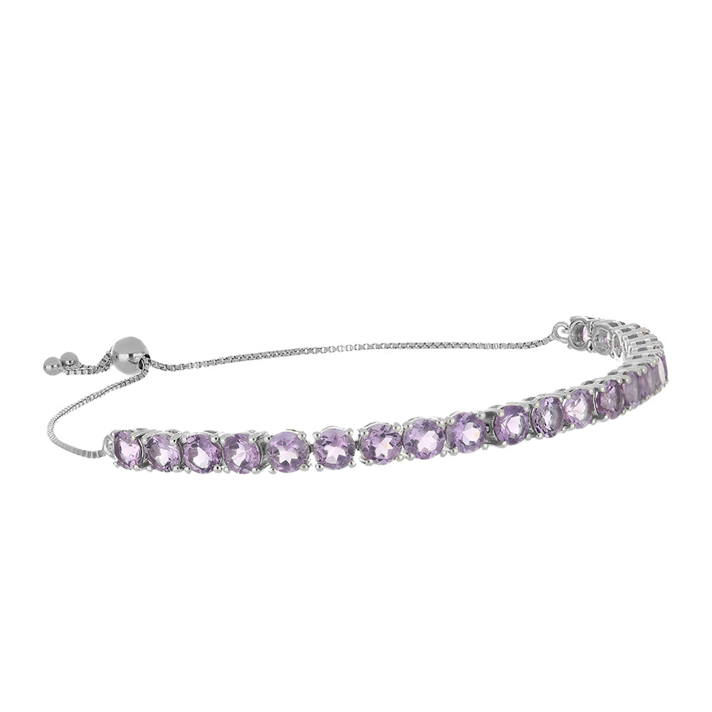 Pulsera de Plata con Amatista de Vera Cruz 1 