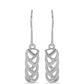 Pendientes de Plata con Diamante blanco