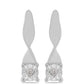 Pendientes de Plata con Diamante blanco