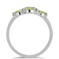 Anillo de Plata con Peridoto de Changbai