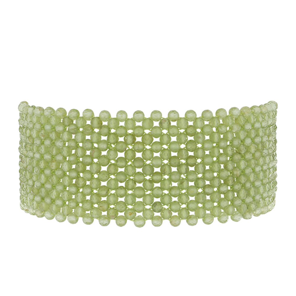 Pulsera de Plata con Peridoto de Changbai 1 