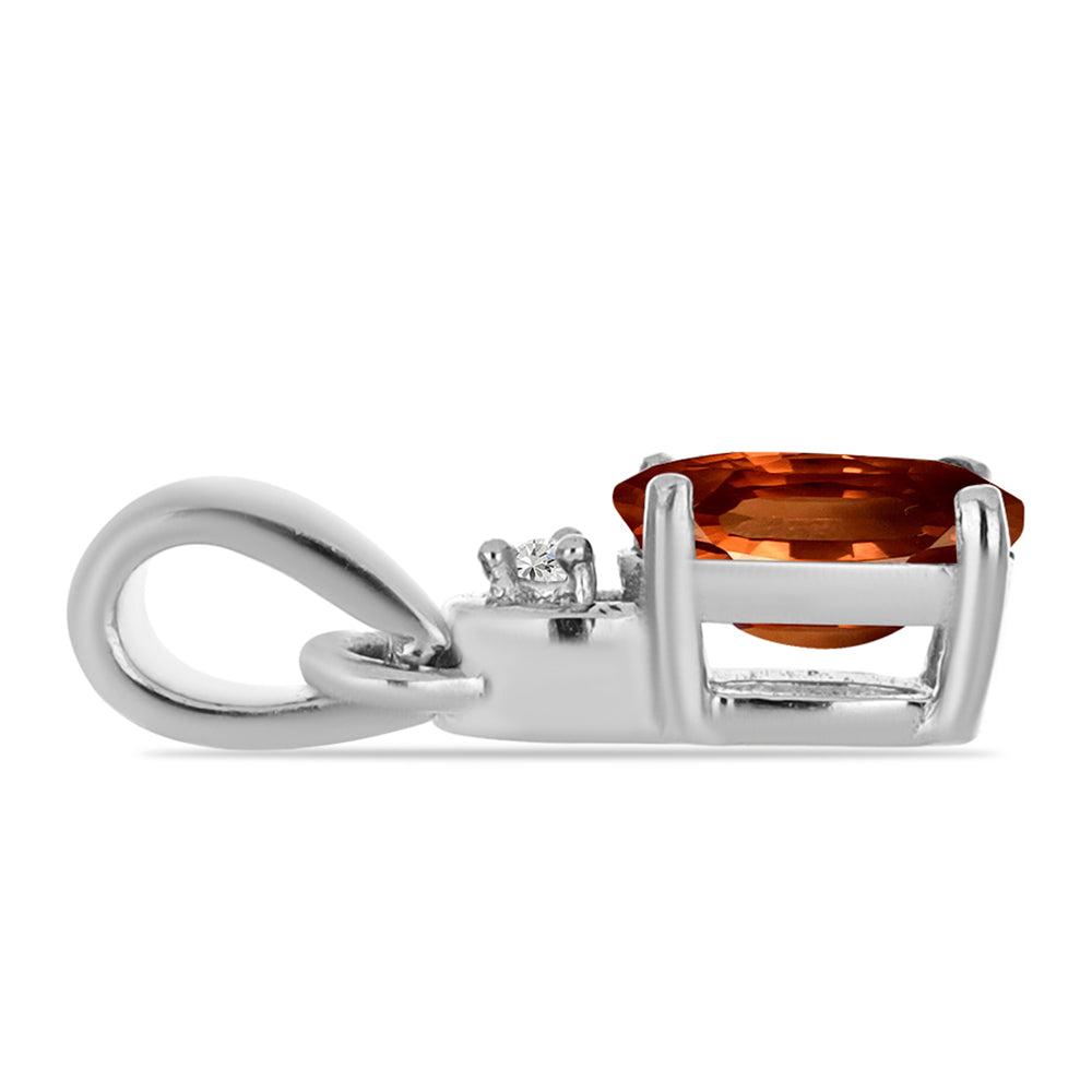 Colgante de Plata con Andalusita y Topacio Blanco 2 