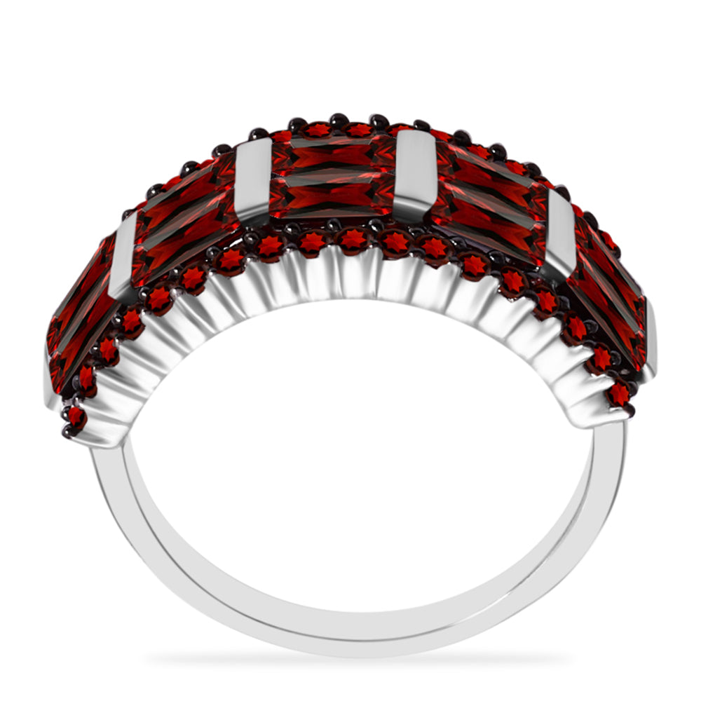 Anillo de Plata con Granate Barton 3 