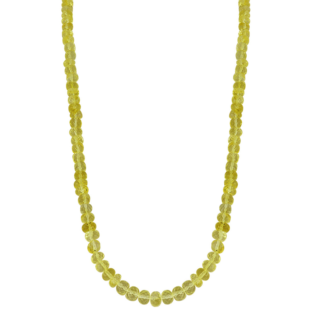 Collar de Plata con Citrino de los Montes Urales 1 